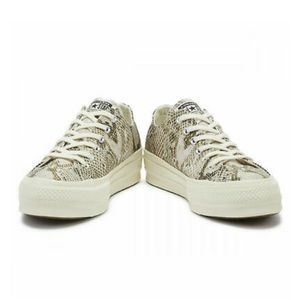 Converse Womens CTAS Lift Ox Canvas Sneaker Print
